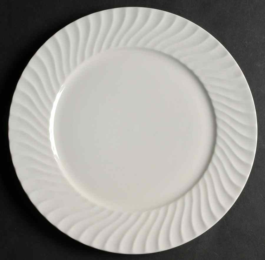 White Tides Dinner Plate by Gibson Designs-1