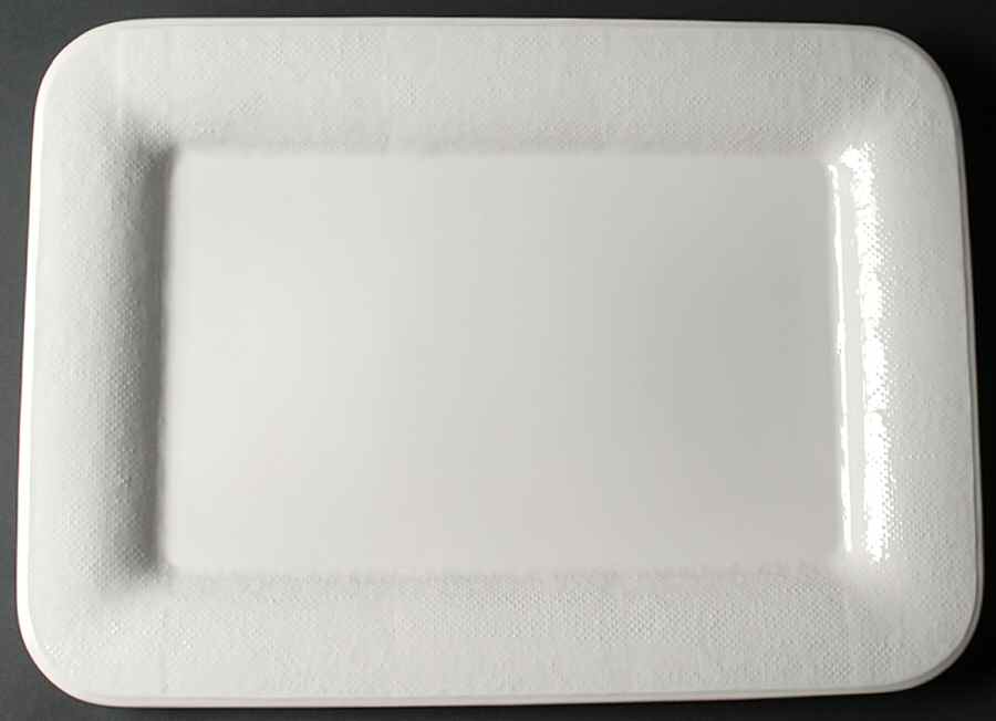 Linen 21" Rectangular Tray by Gibson Designs-1