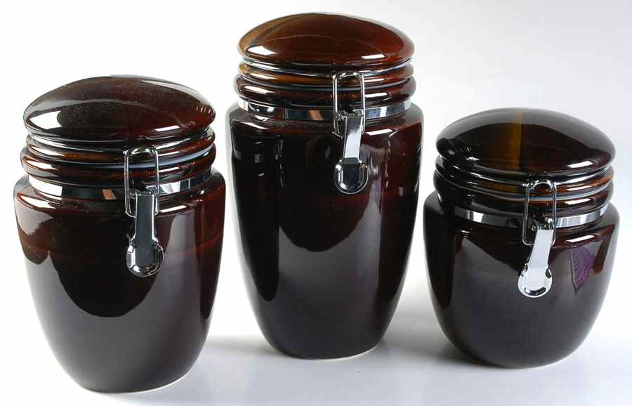 Convergence (3 Piece) Canister Set (Box Set) by Gibson Designs-1
