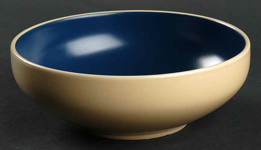 Paradiso 2 Tone Blue Soup/Cereal Bowl by Gibson Designs-1