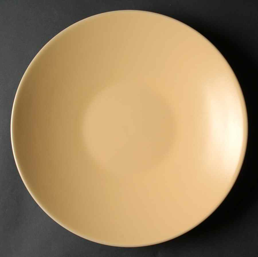 Paradiso 2 Tone Yellow Dinner Plate by Gibson Designs-1