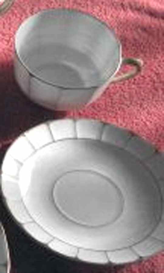 GMY191 Flat Cup & Saucer Set by Germany-1