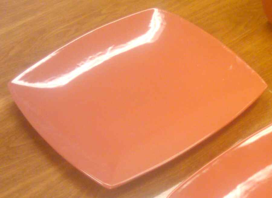 Lucero Orange Dinner Plate by Gibson Designs-1