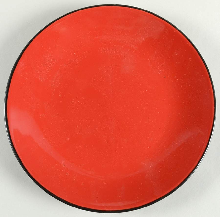 Vivendi Red Salad/Dessert Plate by Gibson Designs-1