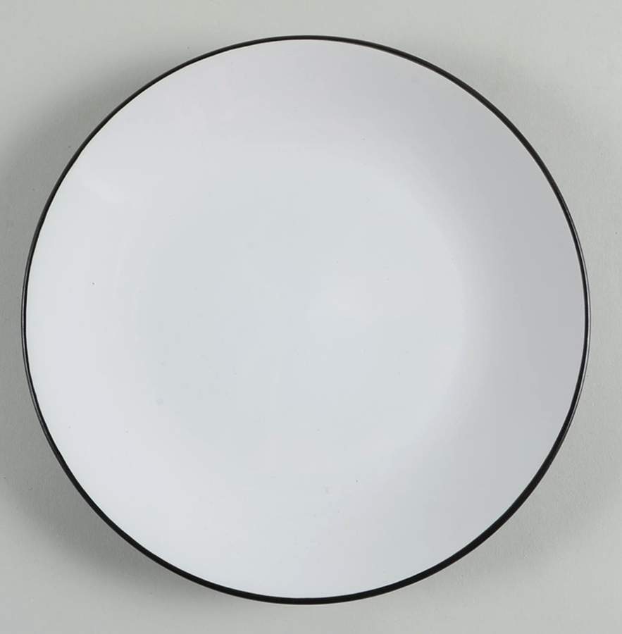 Vivendi White Salad/Dessert Plate by Gibson Designs-1