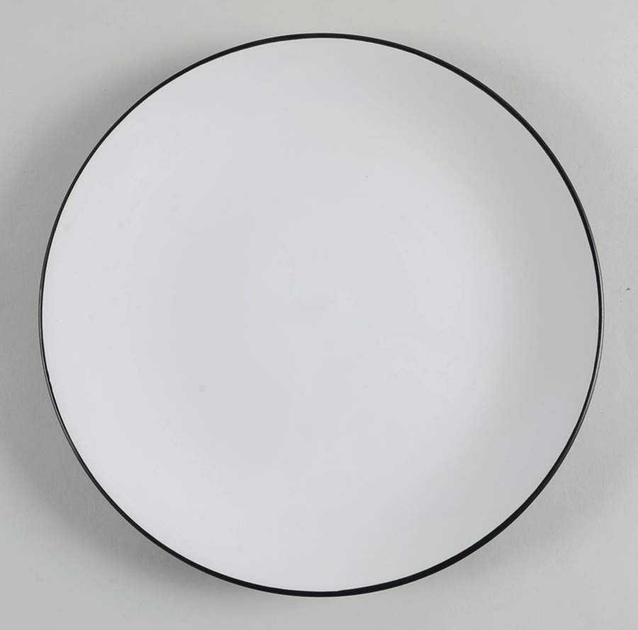 Vivendi White Dinner Plate by Gibson Designs-1