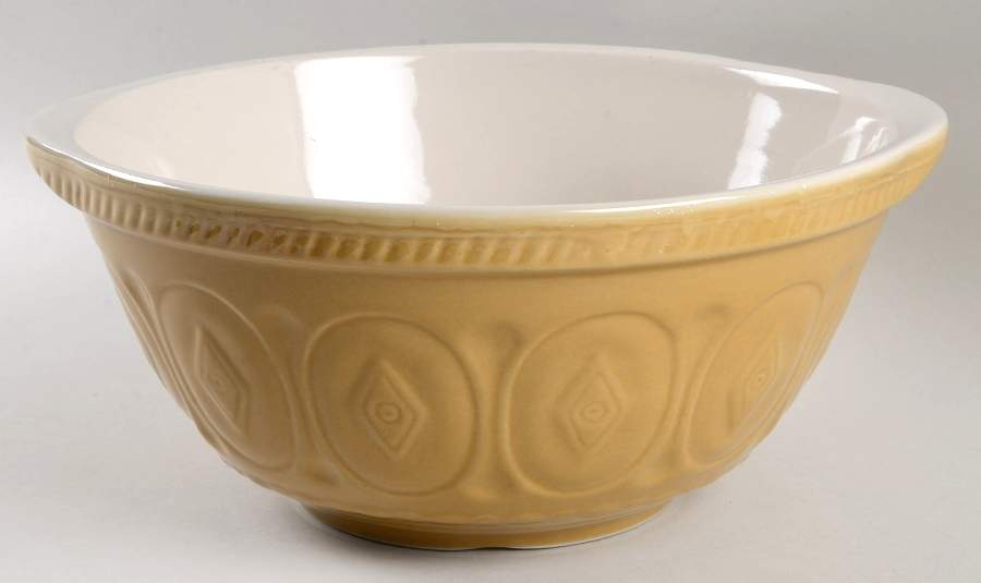 Cape Cod Mustard 12" Mixing Bowl by Gibson Designs-1