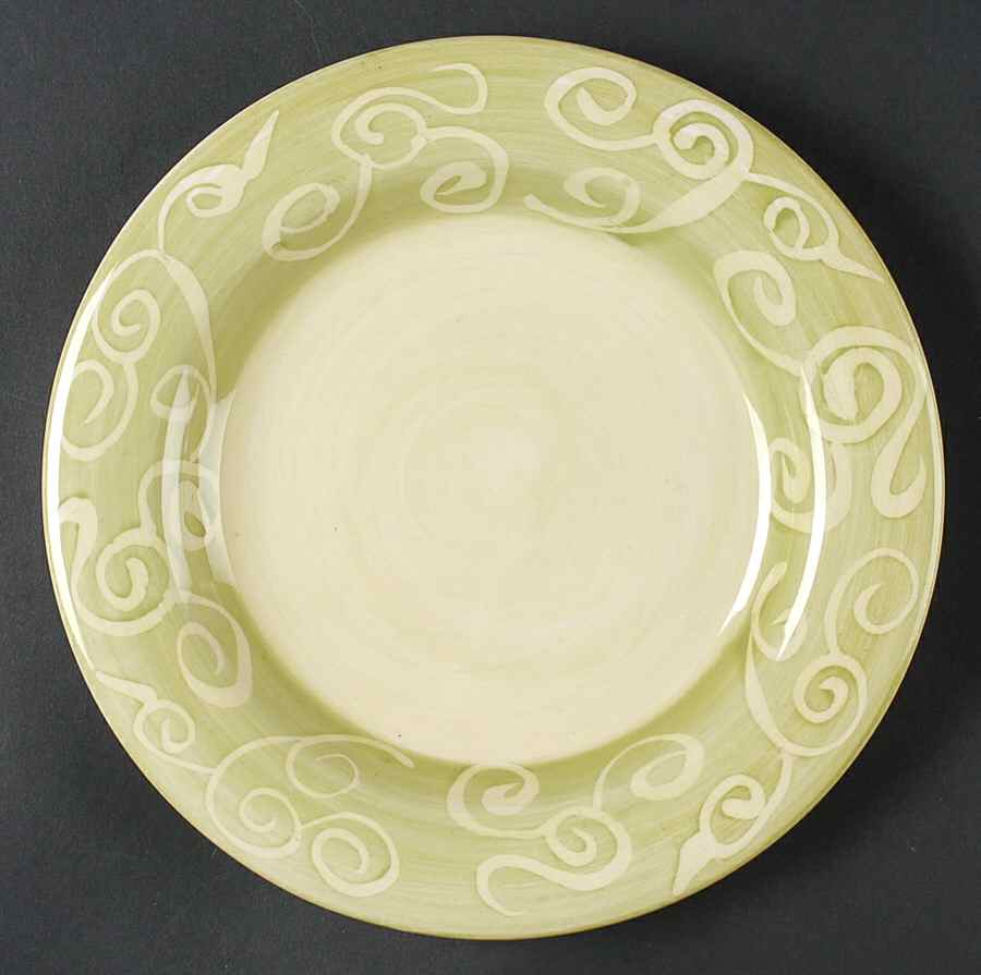 Twilight Green Salad/Dessert Plate by Gibson Designs-1