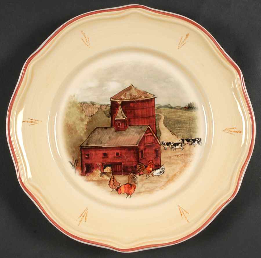 Country Pride Dinner Plate by Gibson Designs-1