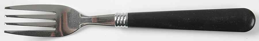 Essex Black Dinner Fork (7 3/8" or Smaller) by Gibson Designs-1