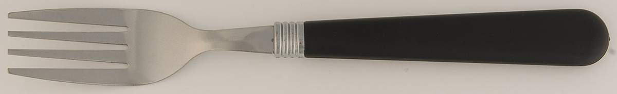 Essex Black Dinner Fork (7 3/8" or Smaller) by Gibson Designs-1
