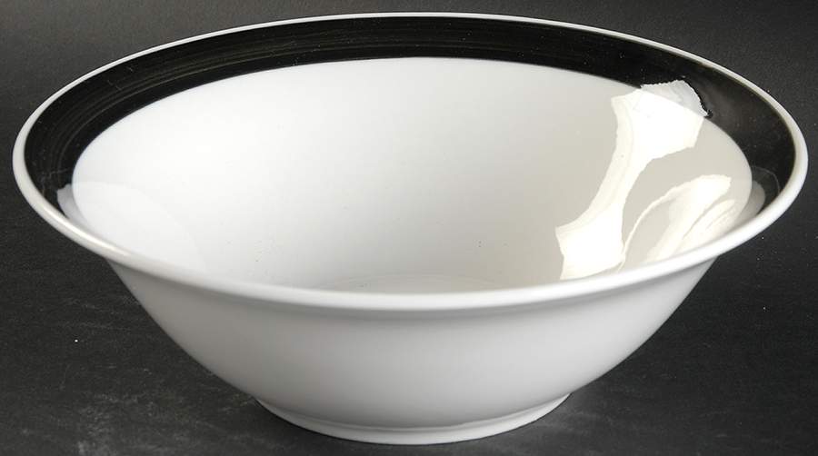 Essex Black Soup/Cereal Bowl by Gibson Designs-1