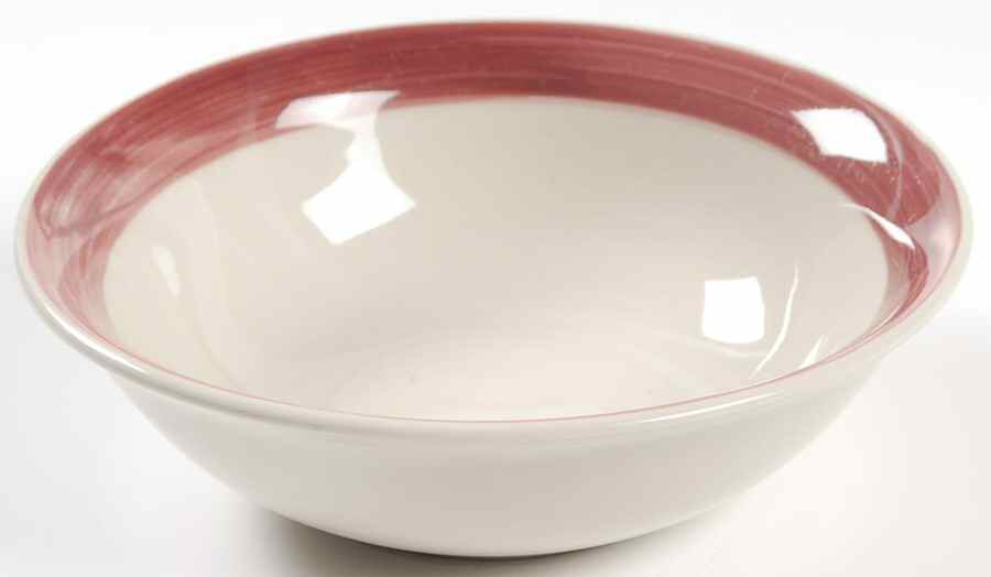 Essex Burgundy Soup/Cereal Bowl by Gibson Designs-1