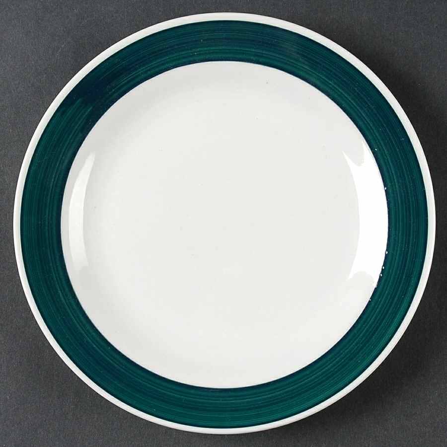 Essex Hunter Green Salad/Dessert Plate by Gibson Designs-1