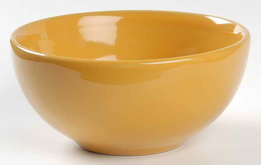 Conway Yellow Soup/Cereal Bowl by Gibson Designs-1