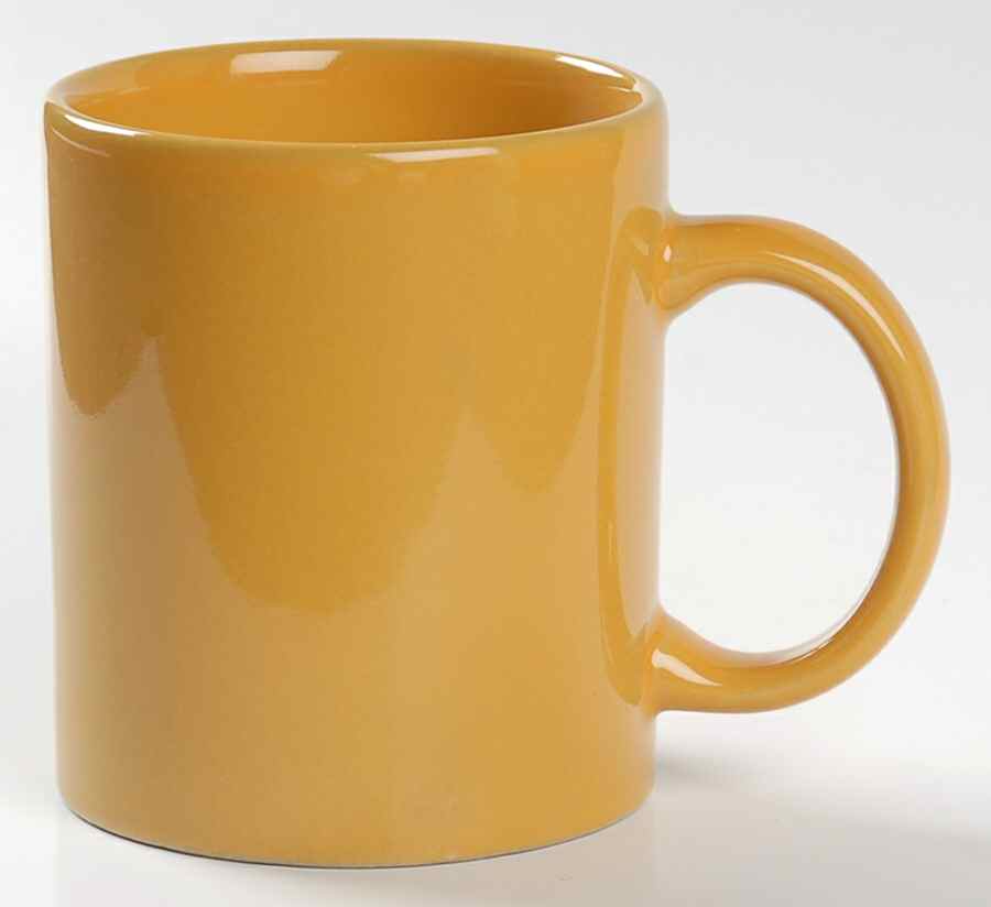 Conway Yellow Mug by Gibson Designs-1