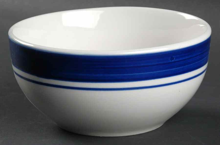 Basic Living VIII Marine Blue Soup/Cereal Bowl by Gibson Designs-1