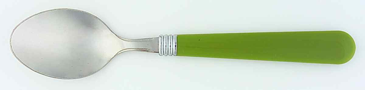 Basic Living VIII Green Place/Oval Soup Spoon by Gibson Designs-1