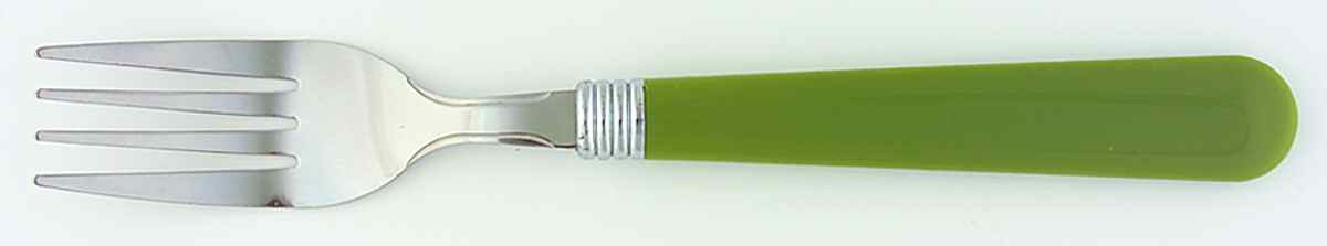 Basic Living VIII Green Dinner Fork (7 3/8" or Smaller) by Gibson Designs-1