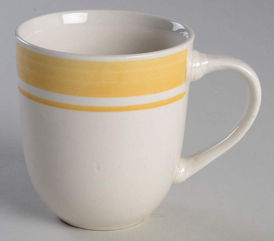 Basic Living VIII Beehive (Yellow) Mug by Gibson Designs-1