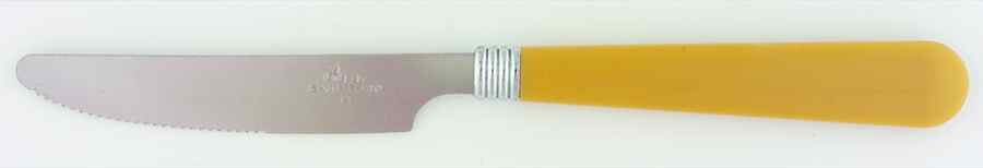 Basic Living VIII Beehive (Yellow) Small Dinner Knife by Gibson Designs-1