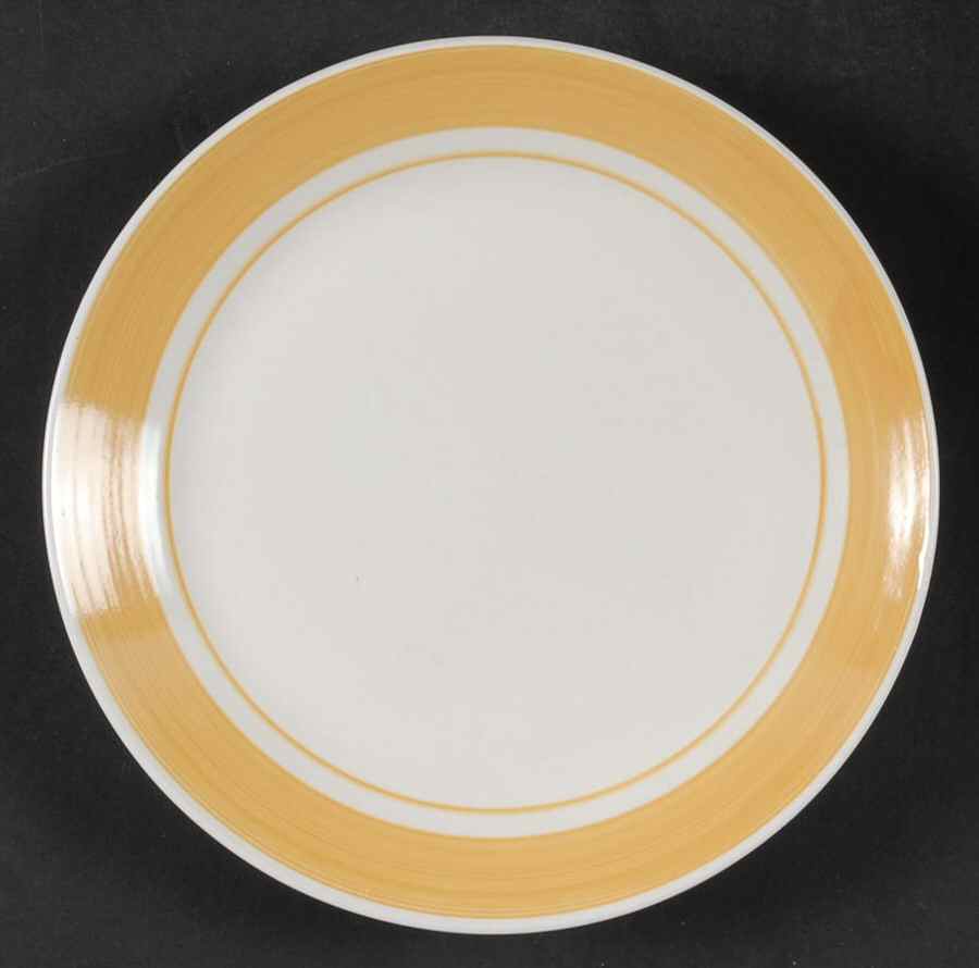 Basic Living VIII Beehive (Yellow) Salad/Dessert Plate by Gibson Designs-1