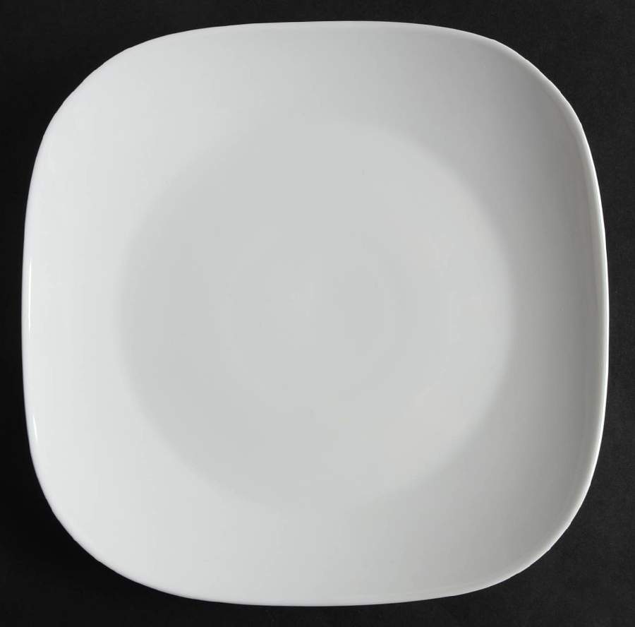 Whiteware Salad Plate by Gibson Designs-1