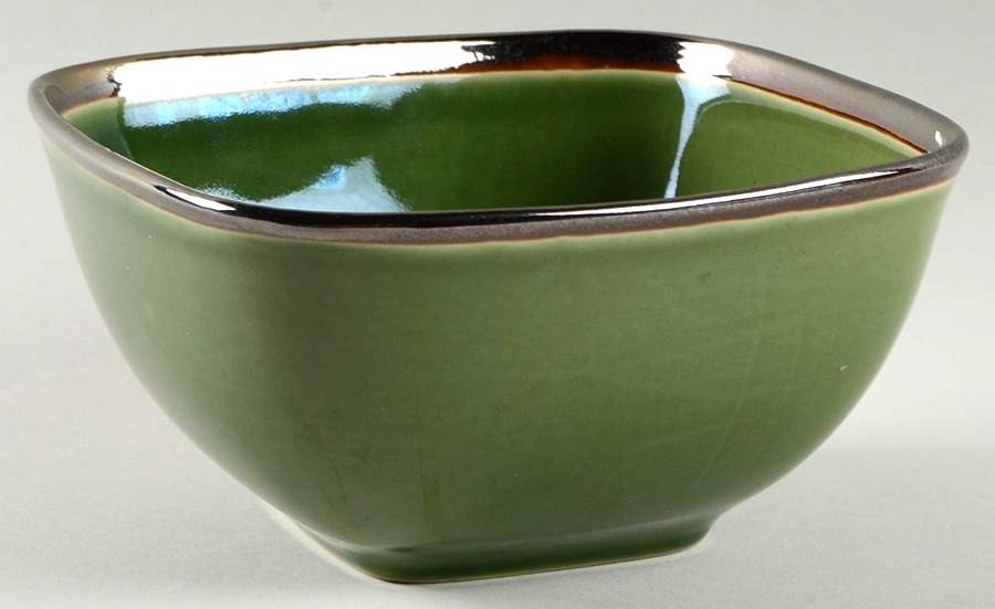 Barrymore Green Soup/Cereal Bowl by Gibson Designs-1