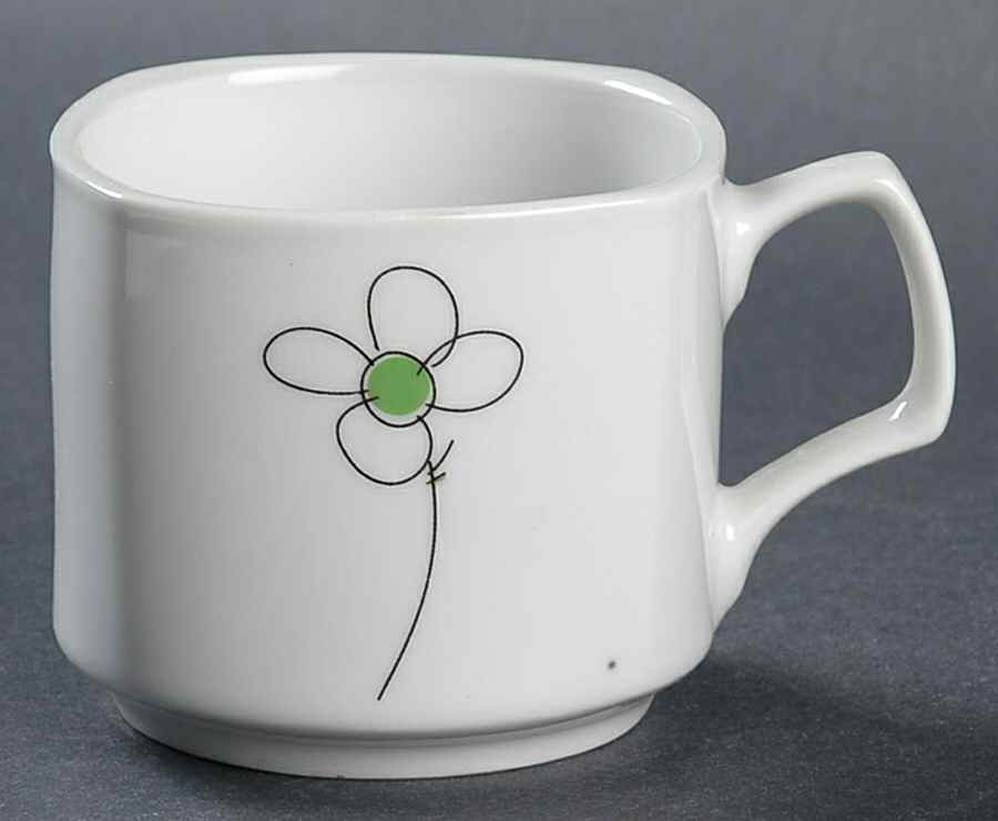 Daisy Dot Flat Cup by Gibson Designs-1