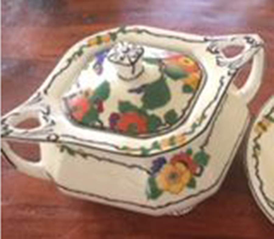 Gillian Sugar Bowl & Lid by Grindley-1