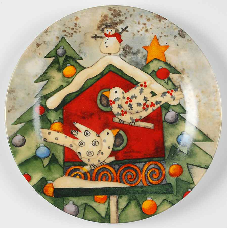 Twelve Days of Christmas Salad/Dessert Plate by Gibson Designs-1