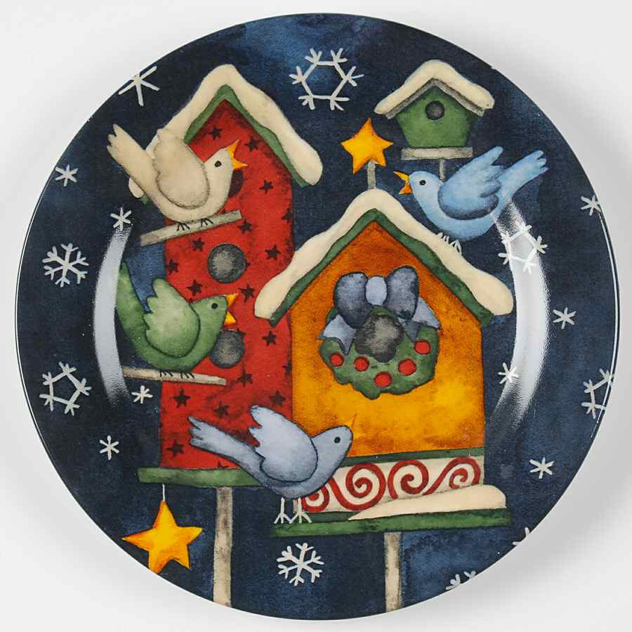 Twelve Days of Christmas Salad/Dessert Plate by Gibson Designs-1