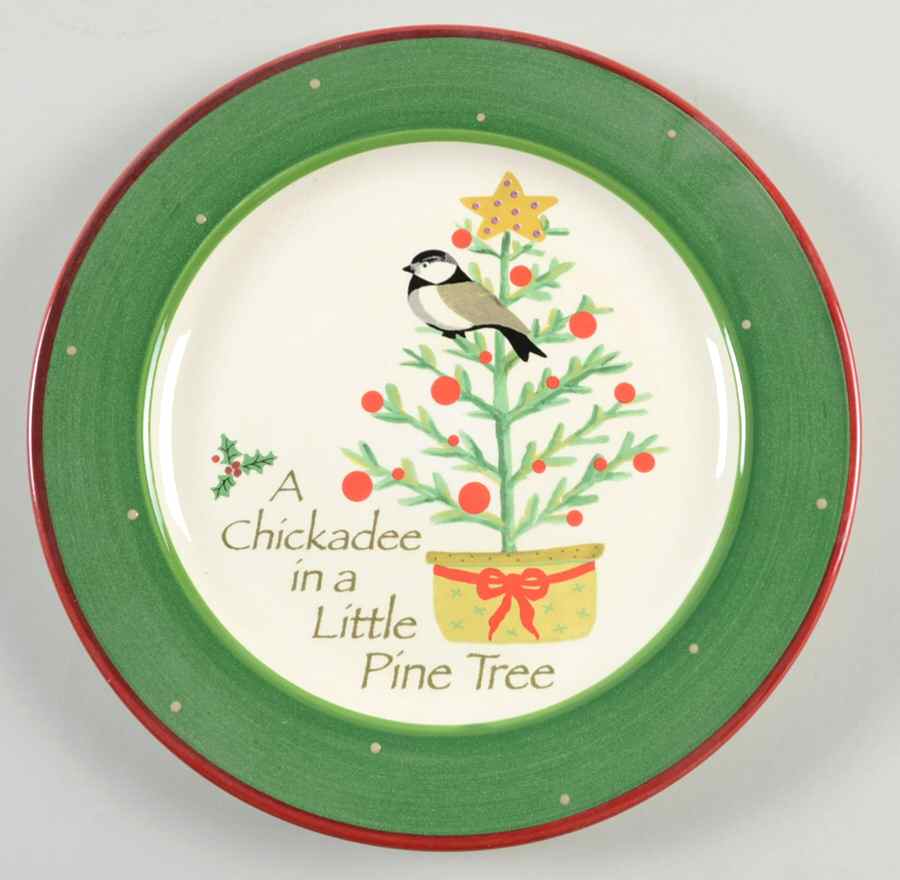 Twelve Days of Christmas Salad/Dessert Plate by Gibson Designs-1