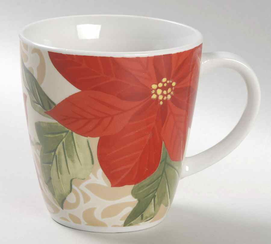Poinsettia Rhapsody Mug by Gibson Designs-1