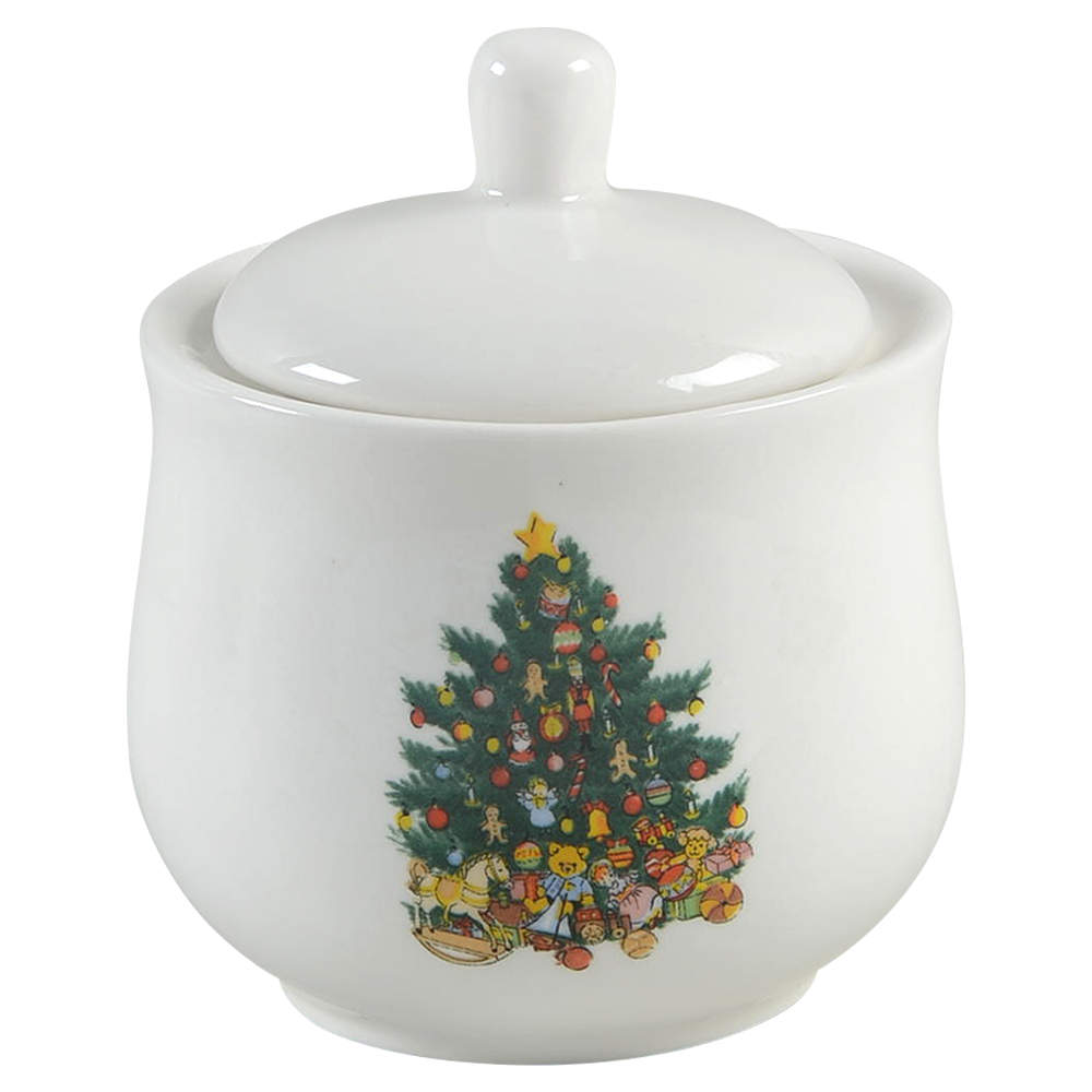Tree Trimmings Sugar Bowl & Lid by Gibson Designs-1
