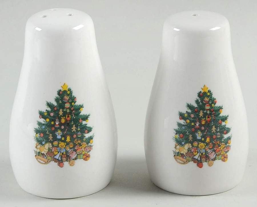 Tree Trimmings Salt & Pepper Set by Gibson Designs-1