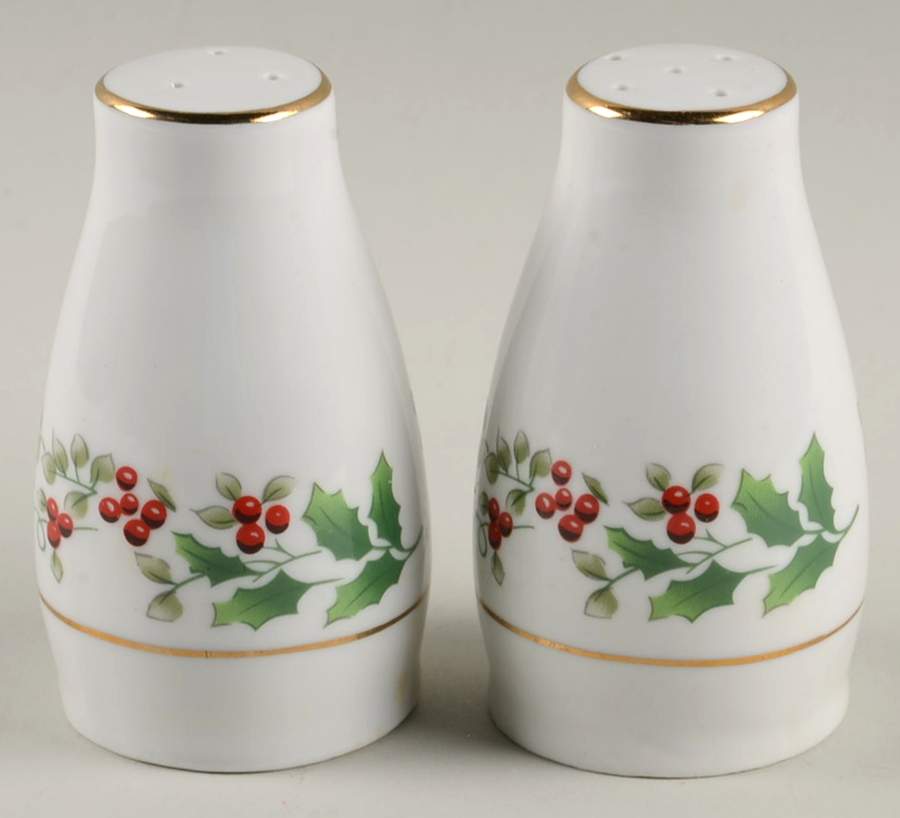 Christmas Charm-Delight-Holiday-Harmony Salt & Pepper Set by Gibson Designs-1