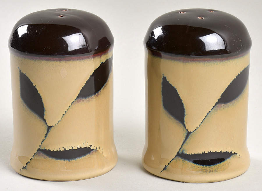 Midnight Palm Salt & Pepper Set by Gibson Designs-1