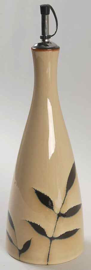 Midnight Palm Oil Jar/Cruet & Stopper by Gibson Designs-1
