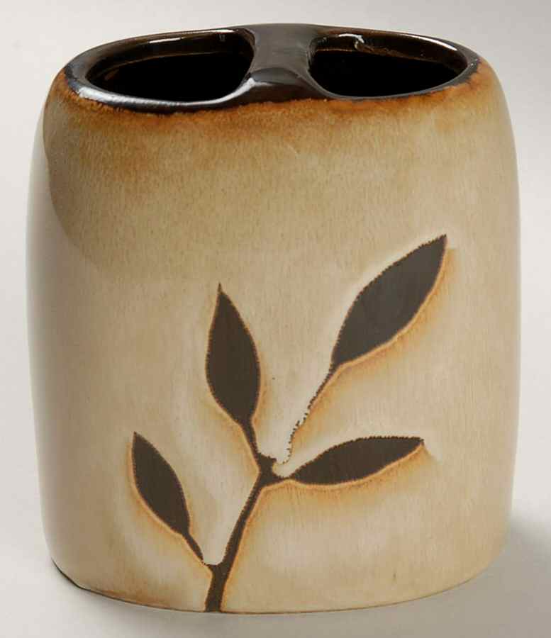 Midnight Palm Toothbrush Holder by Gibson Designs-1