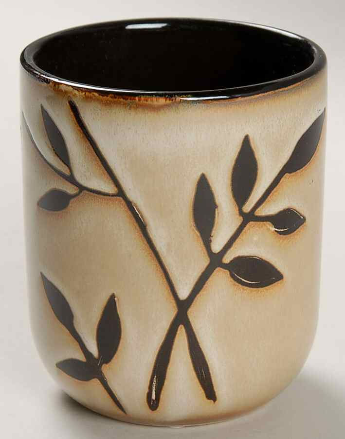 Midnight Palm China Bathroom Tumbler by Gibson Designs-1