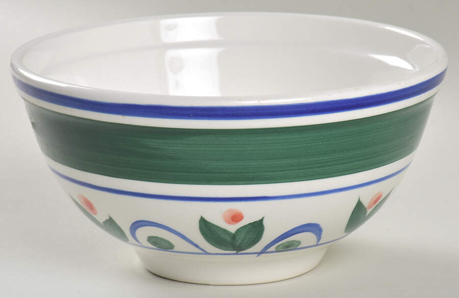 Primrose (Cream Background) Coupe Cereal Bowl by Gibson Designs-1