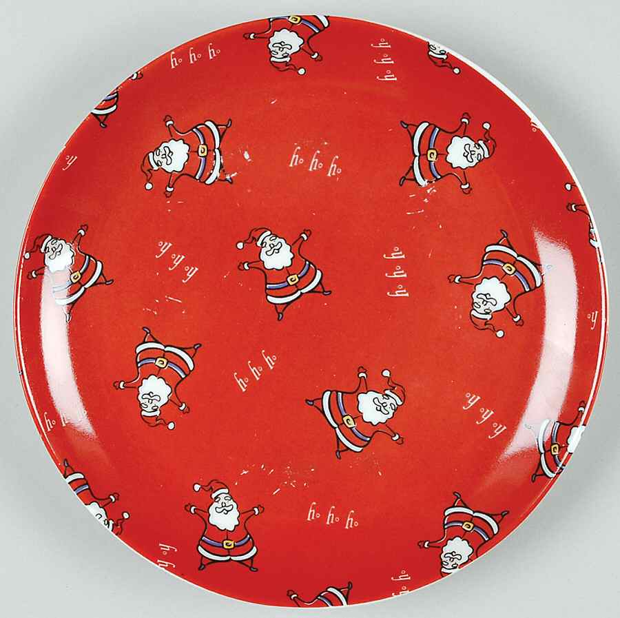 Ho Ho Ho (Coupe) Salad Plate by Gibson Designs-1