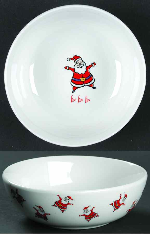 Ho Ho Ho (Coupe) Coupe Cereal Bowl by Gibson Designs-1
