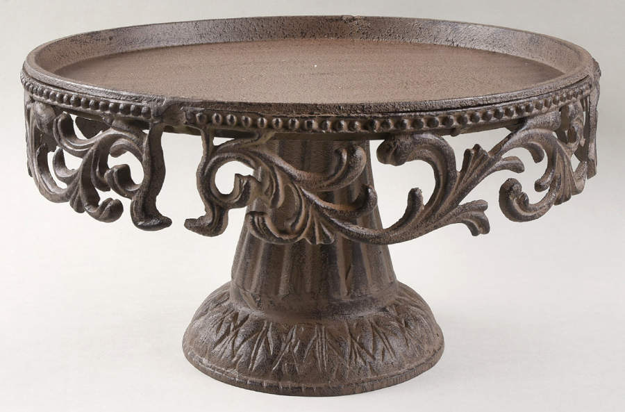 Cream Metal Pedistal for Cake Stand by GG Collection-1