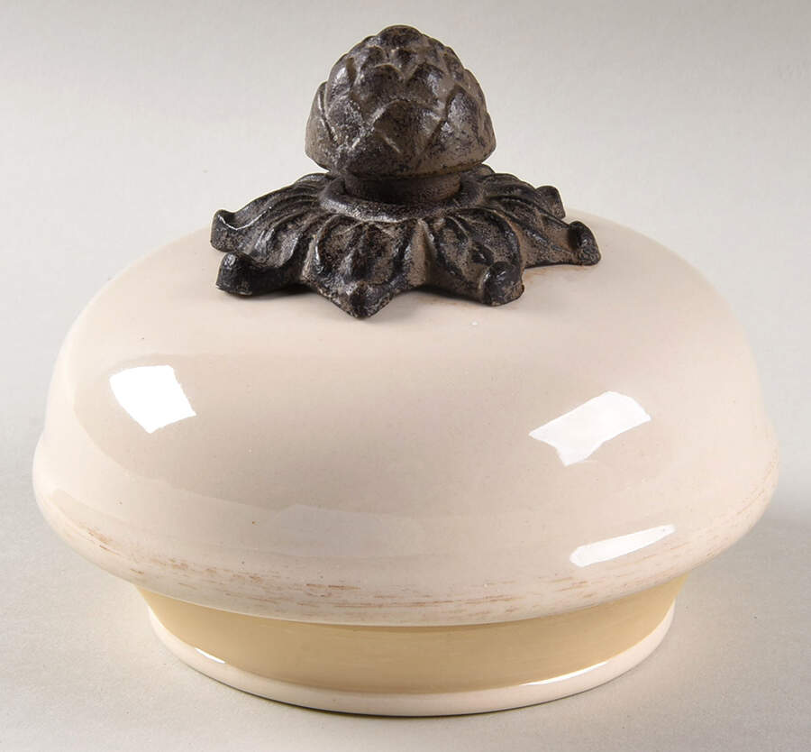 Cream Lid for Small Canister by GG Collection-1