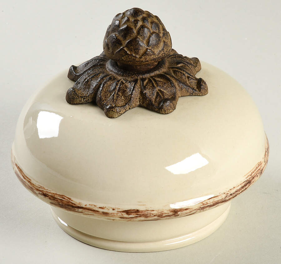 Cream Lid for Extra Large Canister by GG Collection-1
