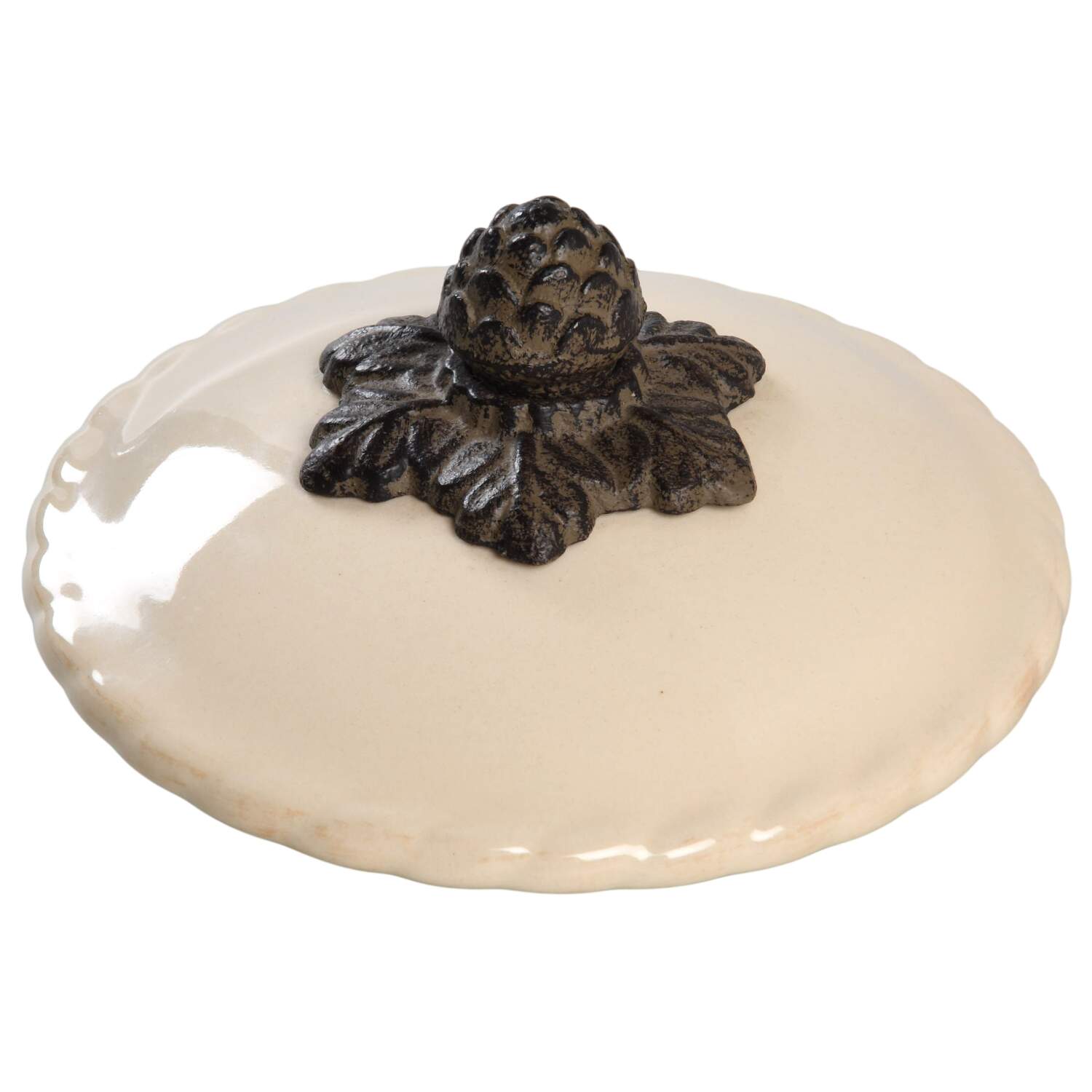 Cream Lid for Covered Soup Bowl by GG Collection-1