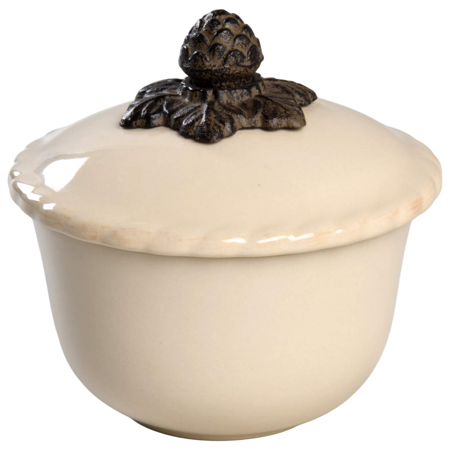 Cream Covered Soup Bowl by GG Collection-1