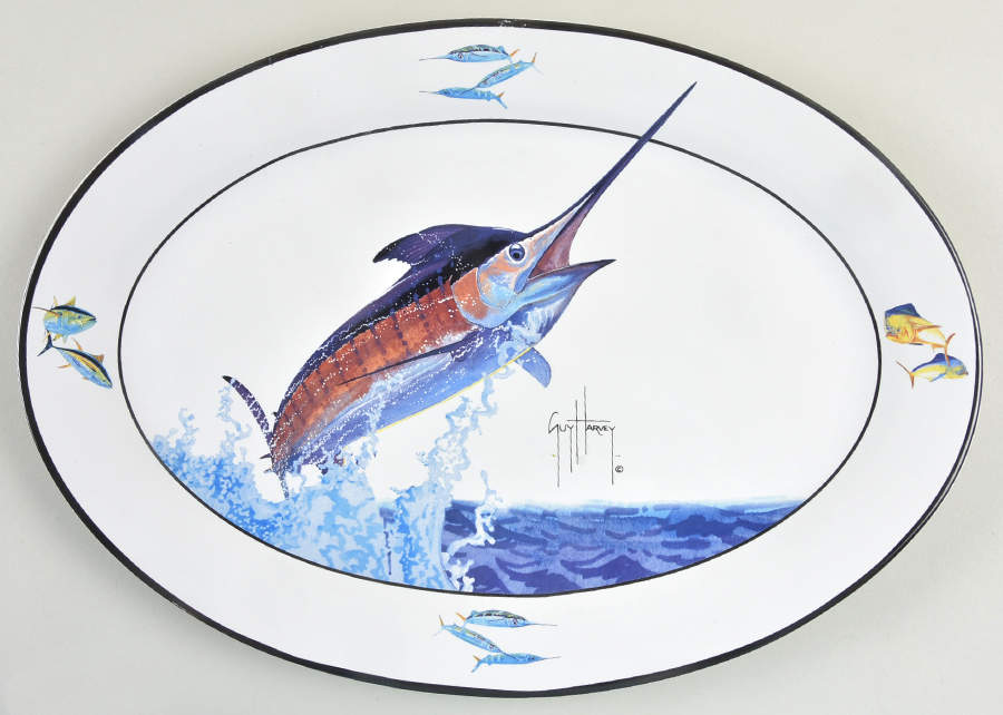 Cabo 14" Oval Serving Platter by Guy Harvey-1